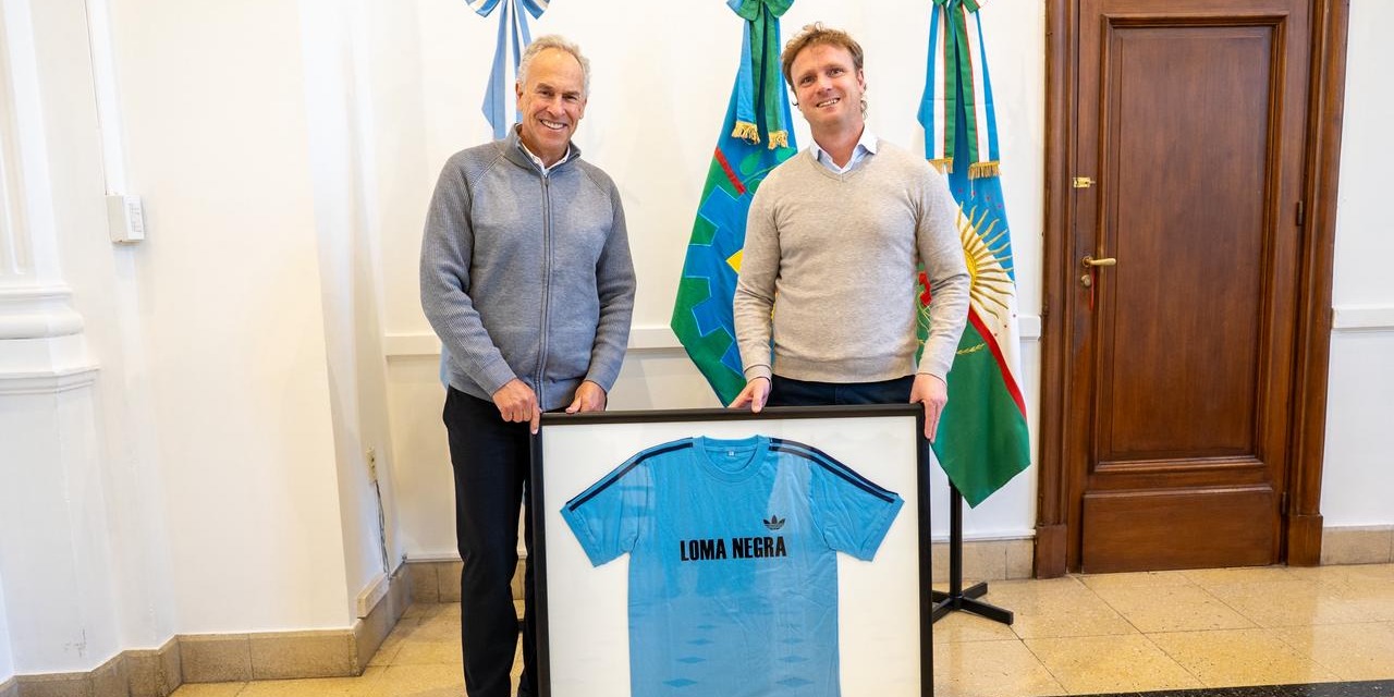 El presidente de Loma Negra Marcelo Mindlin visit� la Ciudad